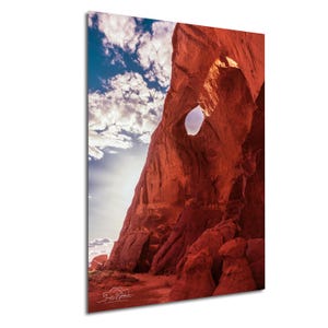 Monument Valley Art - Red Rocks Desert Landscape Sunset Print, Southwest Native Style Wall Decor Gift for Home
