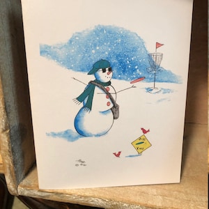 Disc Golf Note Cards