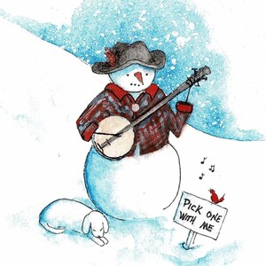 Pick One With Me - Banjo Note Cards
