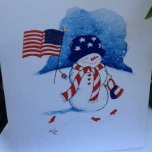 Red White & Blue Note Cards image 2