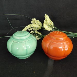 Homer Laughlin, Fiestaware,  Riviera, Vintage Salt and Pepper Shakers