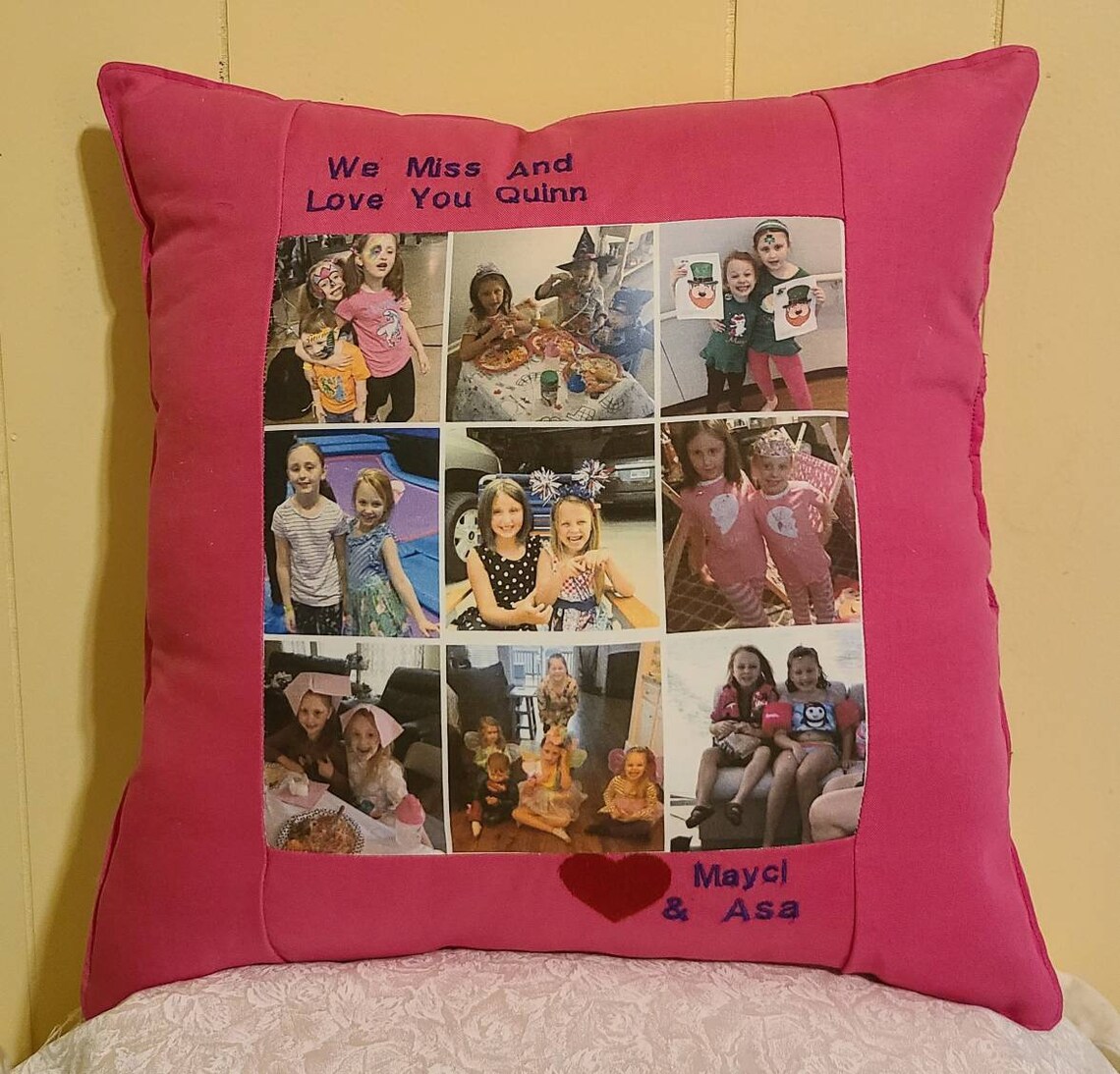 Memory Photo Pillow Etsy