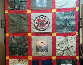 Military Memory Quilts