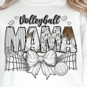 Volleyball Mama PNG, Volleyball PNG, Retro Volleyball Shirt Design, Volleyball Season png, Volleyball Mom Shirt Digital