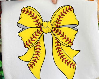 Lazo de softbol retro PNG, lazo de coqueta de softbol PNG para sublimación, lazo de coqueta de softbol PNG, cinta de softbol PNG, mamá de softbol