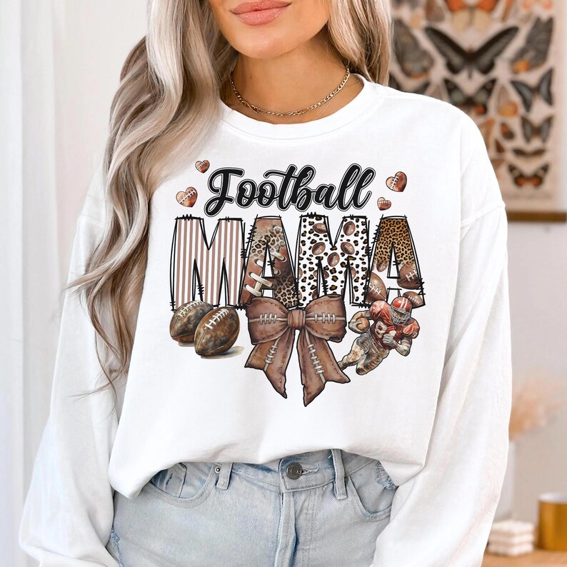 Fotbollsmamma png, fotboll png, fotbollsmamma png, matchdag, fotbollssäsong png, höstfotboll png, kokett fotboll png, digital nedladdning bild 3