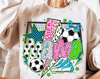 Preppy Soccer Png, Soccer Png, Soccer Mama Png, Soccer Coquette Png, Game Day Png, Soccer Mom Png Sublimation, Soccer Design Png