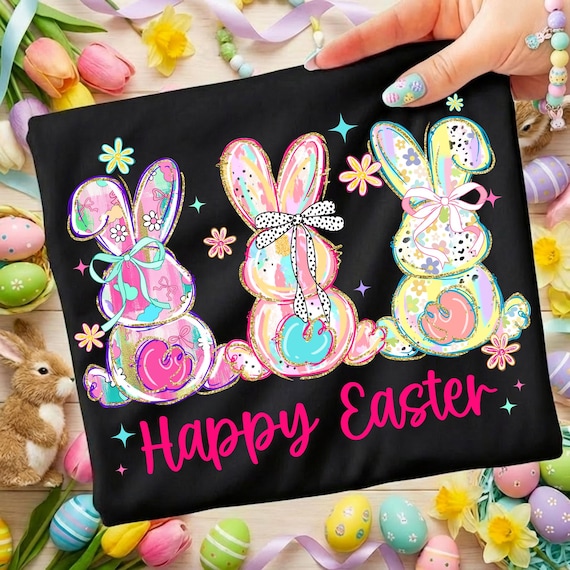 Happy Easter Png, Easter Day Png, Coquette Bunny Png, Easter Rabbit Png, Easter Png, Bunny Png, Spring Png (Digital Download)