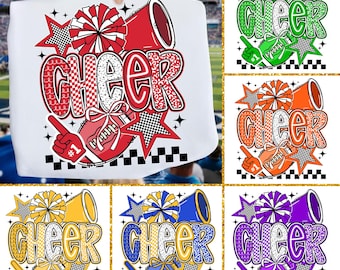 Football Cheer PNG Bundle: Game Day Designs (Digital Download)