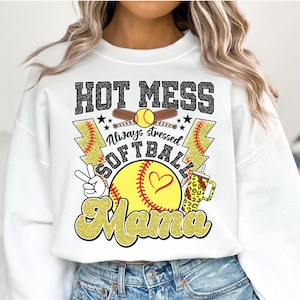 Softball Mama Png, Boujee Softball PNG, Sublimation Design, Digital Download Png, Sports PNG, Glitter Softball PNG, Softball Mom Png
