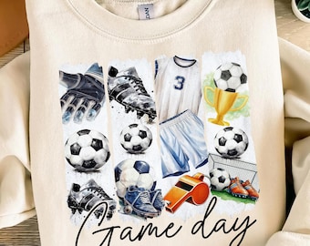 Soccer Png, Game Day Soccer Coquette PNG, Soccer Bow Png, Soccer Mama Png, Soccer Mom Png, Brushstroke Soccer Png