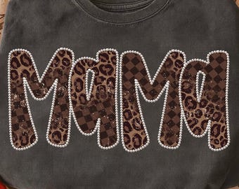 Mama Png, Leopard Mama Png, Checkered Mama Png, Western Mama Png, Retro Mama Png, Mothers Day Png, Pearl Mama Png, Digital PNG Download