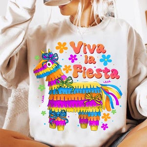Viva la Fiesta PNG, Fiesta Vibes Png, Fiesta Party Png, Festival 2025 Png, Diseño de lazo de piñata mexicana, Sublimación de fiesta mexicana