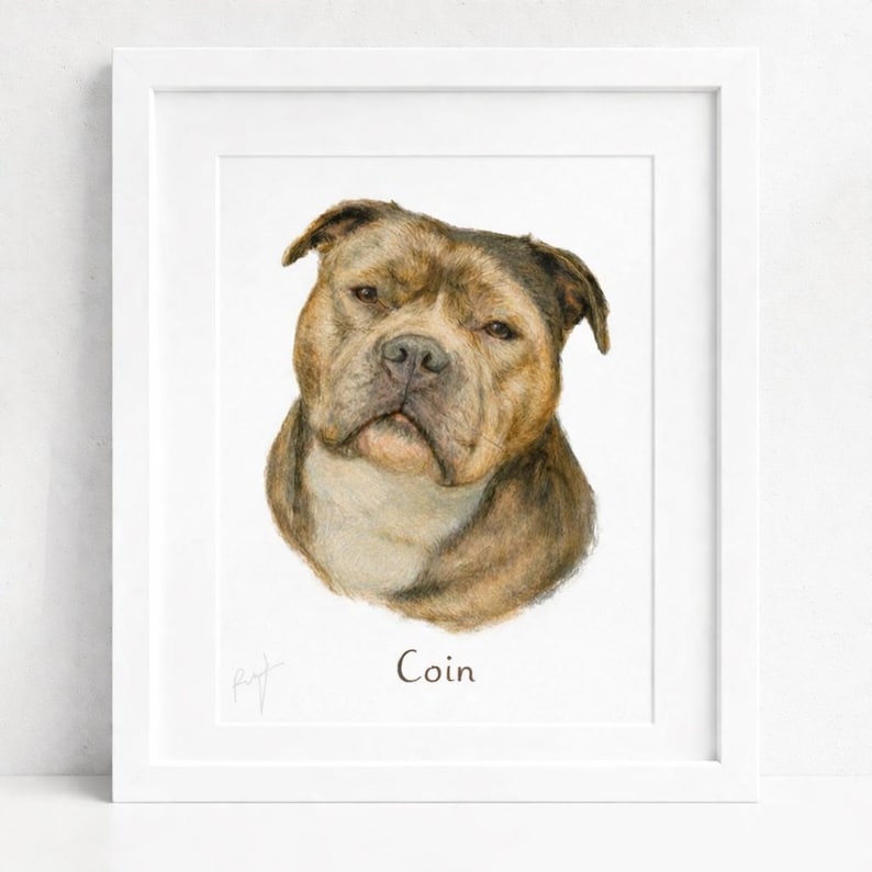 Retrato personalizado de tu mascota: Obra de arte digital personalizada a partir de una foto (Descarga digital) imagen 6
