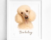 Custom Pet Portrait: Personalized Digital Artwork from Photo (Digital Download)