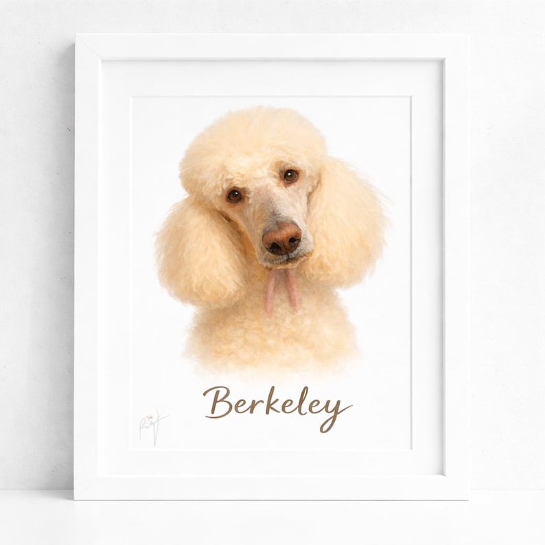 Retrato personalizado de tu mascota: Obra de arte digital personalizada a partir de una foto (Descarga digital) imagen 1