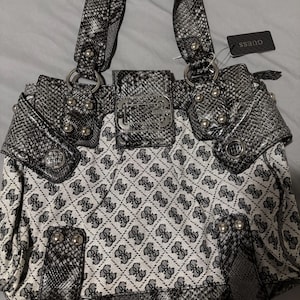 Vintage monogram guess bag Y2K