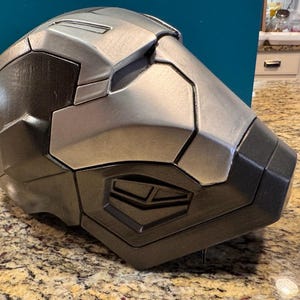 3D Printed Cosplay War Machine Helmet – Iron Armor Superhero Cosplay Prop
