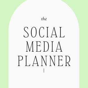 Social media planner - A strategic planner for increasing your social media presence