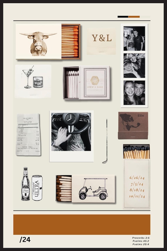 MATCHBOOK TEMPLATE, digital matchbook, blank matchbook, personalized digital matchbook