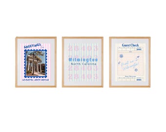 UNCW Digital Prints 3 Pack