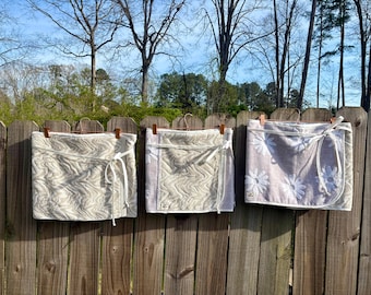 Handgemachter Baumwollrock: Neutrals