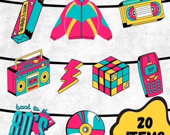 80s party decoration,80s party banner, 80s themeparty,80s birthdayparty,retro party decor,back to the 80s,80er party items,80s costume party