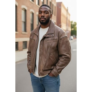 Thinsulate Adventure Bound Leather Jacket - Etsy
