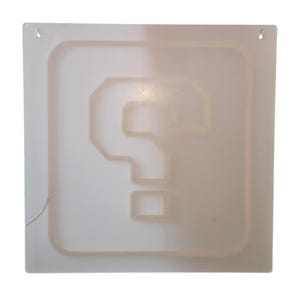 Lámpara decorativa estilo neón con luz de bloque de preguntas de Nintendo Super Mario Bros. imagen 4