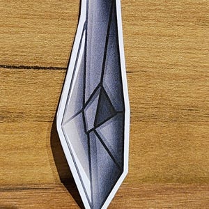 Sticker éclat de cristal de roche