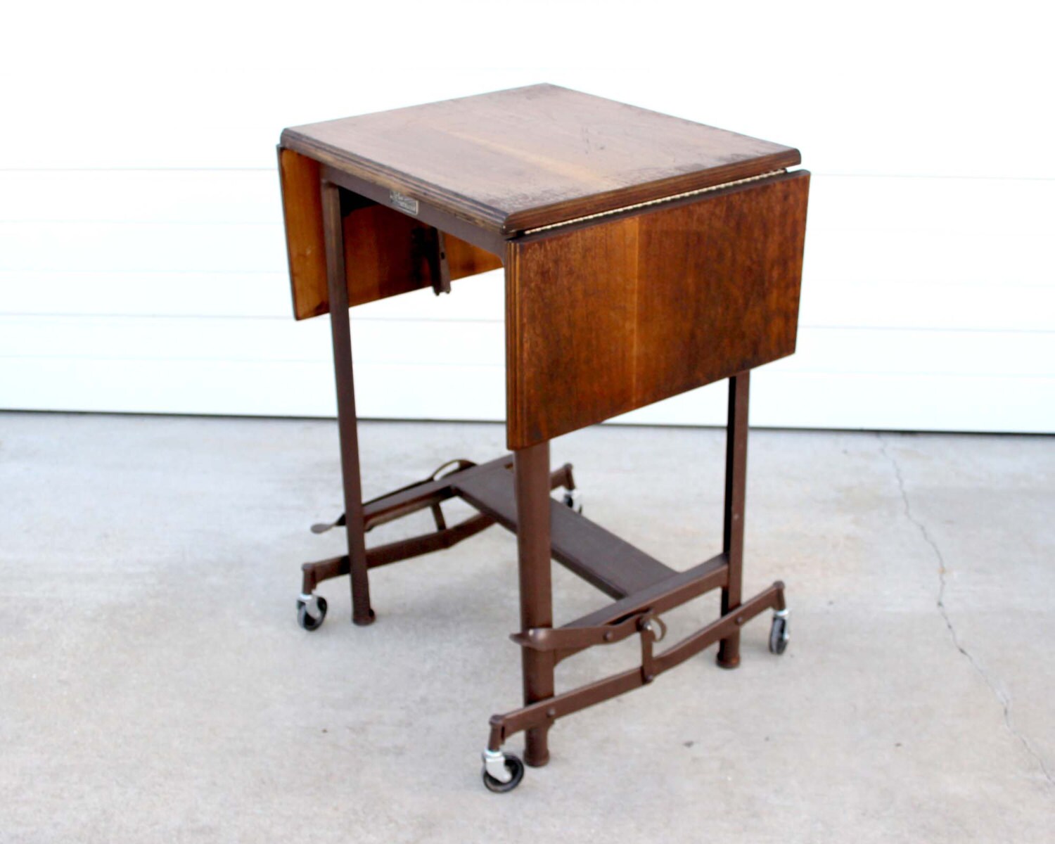 RESERVED Hi Lo Typewriter Table / Vintage Wood Typing Table / Etsy
