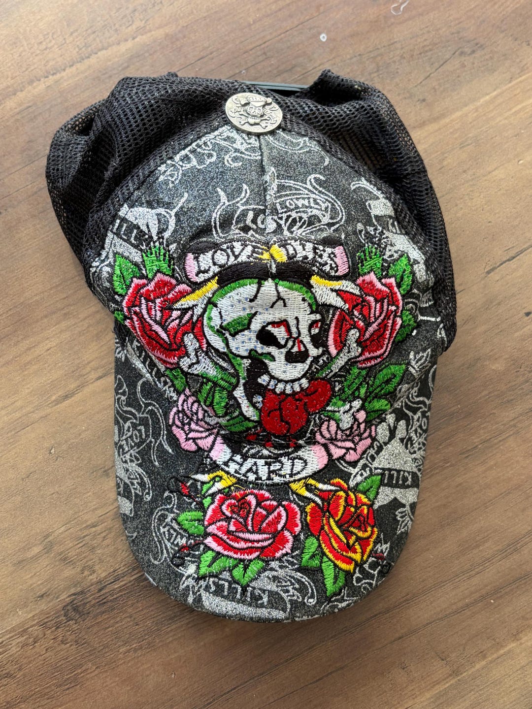 Vintage Ed Hardy by Christian Audigier Trucker Hat – “love Kills Slowly ...