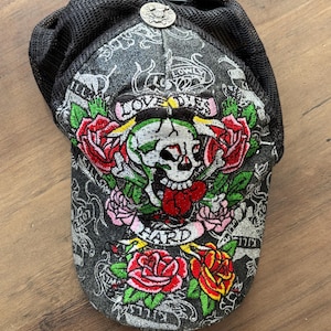 Love Kills Slow Ed Hardy Cap - Etsy