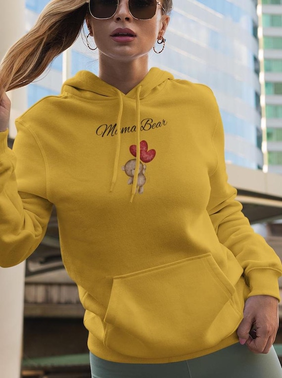 Mama Bear Hoodie Cute Mom Sweatshirt Mothers Day Gift Teddy