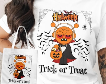 Sprunki Halloween Png Design, Halloween Sprunki Design für Kinder, Halloween Sprunki PNG: Süßes oder Saures Sublimation Png, Instant Download