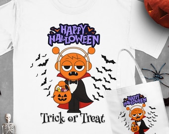 Sprunki Halloween Png Design, Halloween Sprunki Design für Kinder, Halloween Sprunki PNG: Süßes oder Saures Sublimation Png, Instant Download
