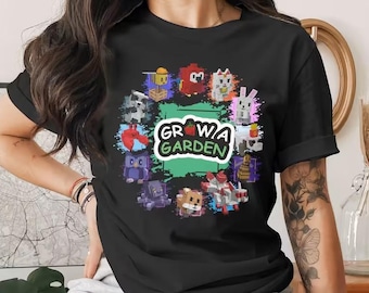 Grow a Garden blox Shirt Design PNG | Cute Gardening Game Digital Download | Grow a garden Animals Farm | Birthday Gift for Kids & Gamers