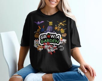 Grow a Garden blox Shirt Design PNG | Cute Gardening Game Digital Download | Grow a garden Animals Farm | Birthday Gift for Kids & Gamers