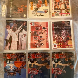 vintage Michael Jordan card lot