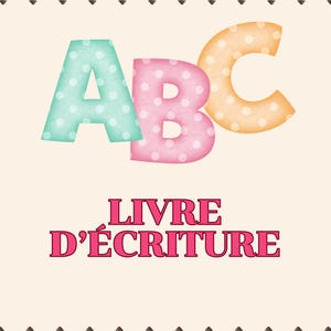 Alphabet Letters Writing Book