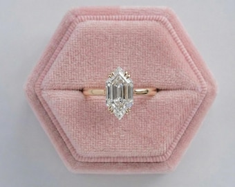 Dutch Marquise Cut Lab Grown Diamond Solitaire Ring, Double Claw Prong Set Diamond Ring, Proposal Ring For Her, Anniversary Ring For Gift