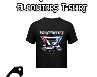 Personalised Gladiators Kids T-Shirt | Custom Name | Gladiators | Unisex FREEDELIVERY!