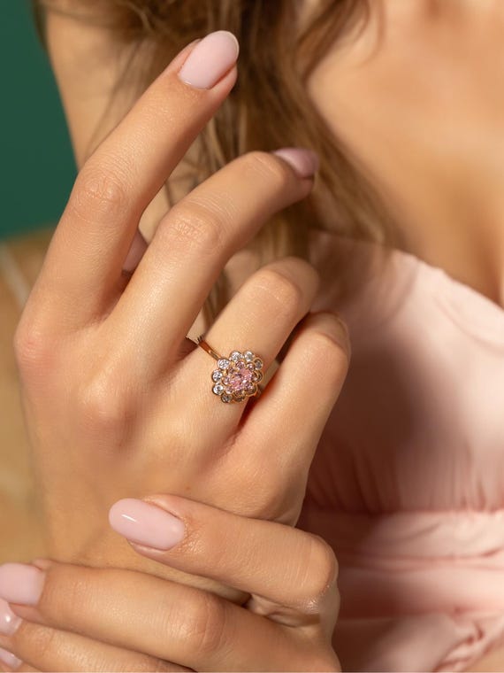 Bague SOLEIL Femme Plaqué Or 18 Carats et NACRE