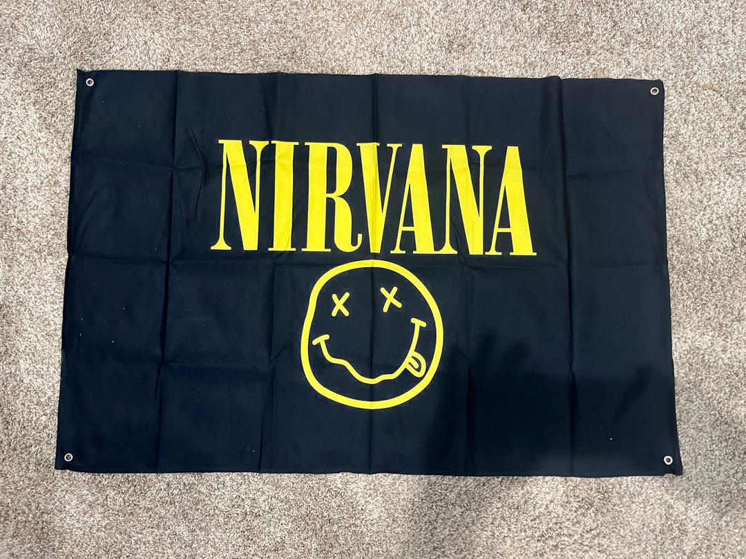 Nirvana Smiley Doormat: Zerbino Ufficiale Con Faccina Sorridente Per Fan Del Grunge