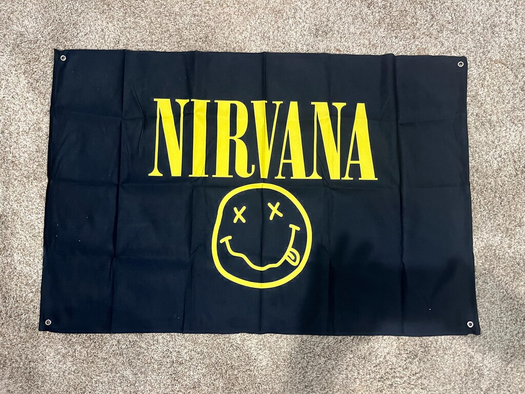 Nirvana Smiley Doormat: Zerbino Ufficiale Con Faccina Sorridente Per Fan Del Grunge