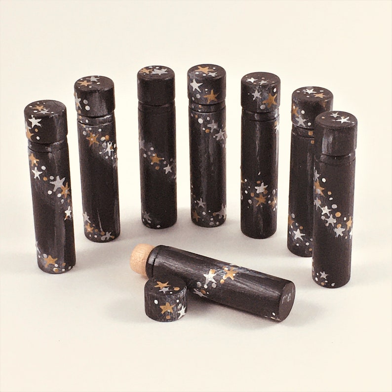 Needle Case Hand-painted with Galaxy Stars