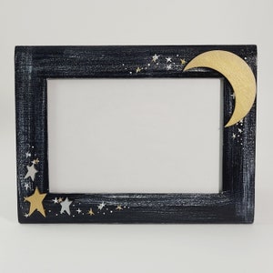 Galaxy - Hand-painted Picture Frame for 4x6 photo