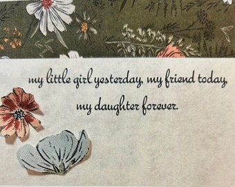 Quilt Label, Handmade, My Daughter, 4 x 5”, Variations Available