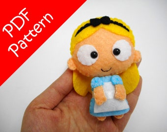 Alice Plush PDF Pattern -Instant Digital Download