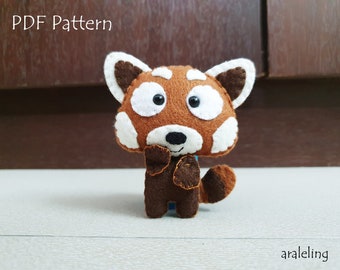 Red Panda Plush PDF Pattern - Instant Digital Download